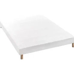 Sammenhæng madras og boxmadras 160 x 200 cm Højde 27 cm - pocketfjedre - 7 zoner - vendbar - fremstillet i Belgien - DEKO DREAM Vit