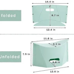 Sammenklappelig Bærbar Camping Vandretur Skammel, Let Sammenklappelig Foldbar Stol til Rejser Sammenkomster BBQ Subway Backpacking Udendørs Squatty Potty Ultral | Fyndiq