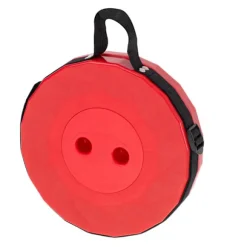 Sammenklappelig campingstol med justerbar højde 45 cm rød 200 kg Red