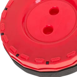 Sammenklappelig campingstol med justerbar højde 45 cm rød 200 kg Red