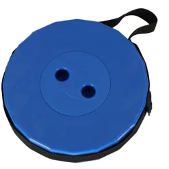Sammenklappelig campingstol justerbar højde 45 cm blå max 200 kg Blue