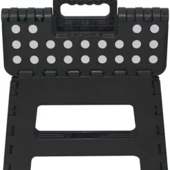 Sammenklappelig plastisk skammel - MARBUENO SUMMER - 33x26.5x27 cm - Maksimal belastning 150 kg - Skridsikker - Let at folde
