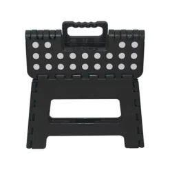 Sammenklappelig plastisk skammel - MARBUENO SUMMER - 33x26.5x27 cm - Maksimal belastning 150 kg - Skridsikker - Let at folde