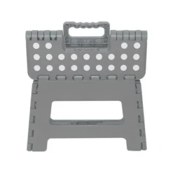 Sammenklappelig plastisk skammel - MARBUENO SUMMER - 33x26.5x27 cm - Maksimal belastning 150 kg - Skridsikker - Let at folde