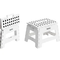 Sammenklappelig skammel 22,5 cm Hvid EasyForm_MGF