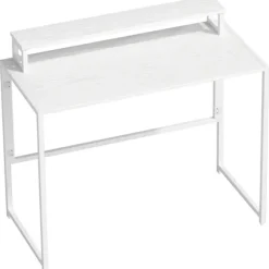 Sammenklappeligt computerbord med skærmstativ, 100 x 48 cm