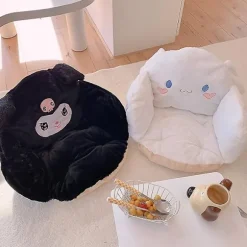 Sød Vinter Gave til Piger: Tsir Sanrio Kawaii Pude, My Melody & Kuromi Plys Stole Tilbehør, Blød Støtte til Stilladsiddende Brug i Hjemmet 2