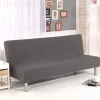 Sædehyndeovertræk til sofa uden armlæn. Elastisk sofaovertræk til sovesofa