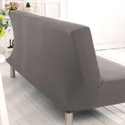Sædehyndeovertræk til sofa uden armlæn. Elastisk sofaovertræk til sovesofa