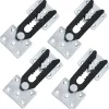 Sektionssofakobling, 4 stk. Metal Sofasamling Snap Alligator Style Sektionssofakobling