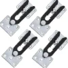 Sektionssofakonnektor, 4 stk. Metal Sofasamlingsbeslag Alligator Style Sektionssofakonnektor