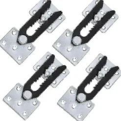 Sektionssofakonnektor, 4 stk. Metal Sofasamlingsbeslag Alligator Style Sektionssofakonnektor