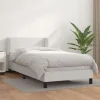 Seng med lameller og madras - Eksklusiv Hus - 80x200 cm - Syntetisk læder - Maksimal afslapning