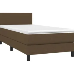 Seng med polstret top - Maison Exclusive - 90x190 cm - Madras med pocketfjedre - Farvet LED-bånd