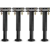 Sengeben, sengebundsfødder, justerbare metalsengeben til sengebund, garderobe, sofa 18-33 cm - sæt med 4