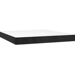 Sengebund med madras - Eksklusivt Hus - Sort - 160x200 cm - Justerbar hovedgærde