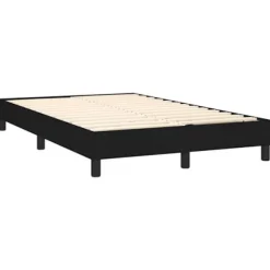 Sengestel - Maison Exclusive - Sort - 120x190 cm - Farvet LED-bånd