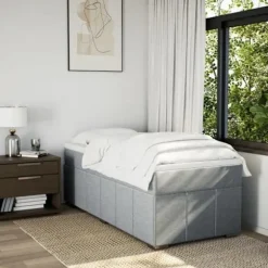 Sengestel med madras - Eksklusiv Hus - 90x190 cm - Lamelseng - Pocketfjedermadras