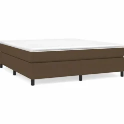 Sengestel med madras - Eksklusivt hjem - 160x200 cm - Mørkebrun - Maksimal afslapning