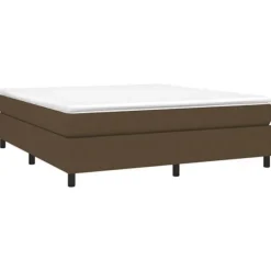 Sengestel med madras - Eksklusivt hjem - 160x200 cm - Mørkebrun - Maksimal afslapning