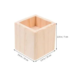 Sengforhøjere i træ - Møbelforhøjere - Sofaforhøjere - Møbelløftere - Forhøjere (6 cm)