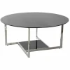 Sidebord - 100 cm - Moderne stil - Hvid farve - Glasfinish