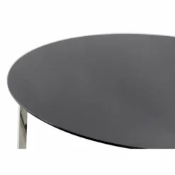 Sidebord - 100 cm - Moderne stil - Hvid farve - Glasfinish