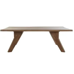 Sidebord - Akacie - 120 x 80 x 40 cm - Kolonialdesign - Brun farve brun