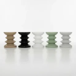 Sidebord og skammel – Zigzag-design, 1960'er-70'er-stil
