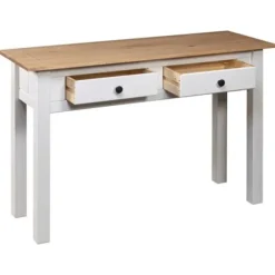 Sideborde - Panama-serien - Hvid - Massivt fyrretræ - 110x40x72 cm Vit