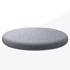 Simpel Siddehynde Rund Komfortabel Blød Stol Mad Til Hjem Og Kontor Lysegrå Light Grey 30cm
