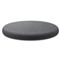 Simpel Siddehynde Rund Komfortabel Blød Stol Mad Til Hjem Og Kontor Mørkegrå Dark Grey 30cm