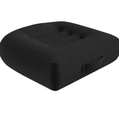 Sittpude / Forhøjet sæde bil, Sittpude / Stolsdyna 40x40 Kontorstol Ergonomisk Ortopædisk Sittpude til Spisebordstole Sort H Black