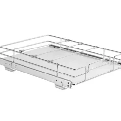 Skabsorganisator - DUOKU - Model LX-C9139B - Forkrommet Stål - Sølv - 12"L x 17"P Pengar