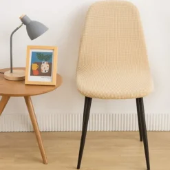 Skandinavisk Spisestol Betræk Jacquard Stretch Stolebetræk