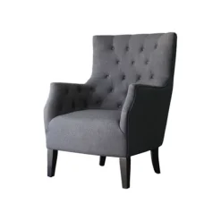 Skandinavisk Stol Stof "Duchesse" - 76 x 83 x 100,5 cm - Grå Grå