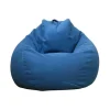 Sækkestol Betræk, Indendørs Lazy Lounger til Voksne Børn Uden Fyld - Blå - 90 x 110cm