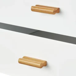 Skænk med afrundet kant med opbevaring, nordisk design