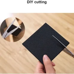 Skridsikre Møbelpuder Selvklæbende Skumfødder Møbelfodbeskyttere til Møbler Bordben Anti-Skrid DIY Skæring, 12 Runde Puder 2,7 cm