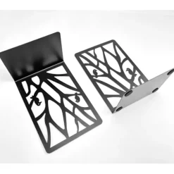 Skridsikre metal bogstøtter 2-pak Bird