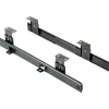 Skuffeskinner 350 mm Skuffeskinne Kuglelejeskinner kompatible med tastatur, udtræksskuffe (1 par) Sort