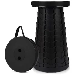 Smart og udfoldelig skammel/stol sort 1-Pack