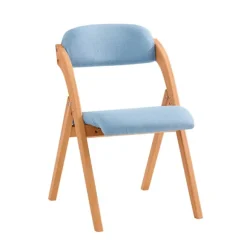 SoBuy blå klapstol med sammenklappelig og pladsbesparende 47x51x78cm, funktionel FST92-BL