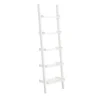SoBuy Bogreol med 5 hylder i hvid 56x32.5x190cm, moderne FRG17-W