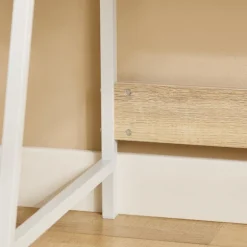 SoBuy Computerskrivebord med 1 skuffe i træ 80x50x100cm, industriel FWT63-N
