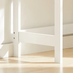 SoBuy Computerskrivebord med 1 skuffe i hvid 60x40x76cm, minimalistisk FWT43-W