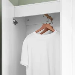SoBuy Garderobeskab Entrégarderobe Tøjskab KSB01-W 61*30*192cm