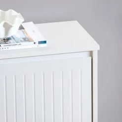 SoBuy hvidt skoskab med 2 døre 26.01x61.01x81cm, moderne FSR165-K-W