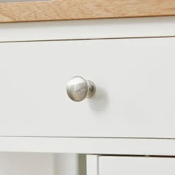SoBuy Køkkenvogn 1 drawer Hvid 67.5x40x86.5cm, moderne FKW46-WN