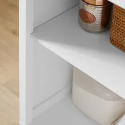 SoBuy Køkkenvogn med 1 skuffe i træ 65x45.7x90cm, funktionel FKW102-WN